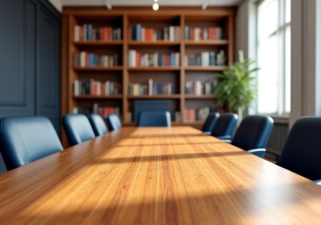 Interno elegante dello studio Thalassa Contracts a Roma